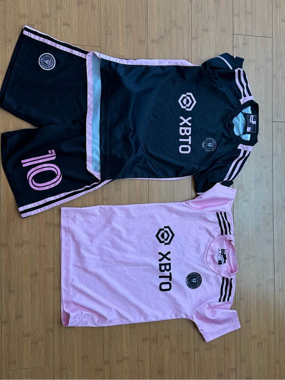 Messi' Soccer JerseyBlack and Pink